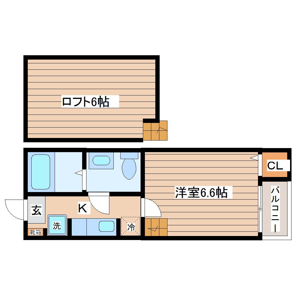 stage中田IIの間取り