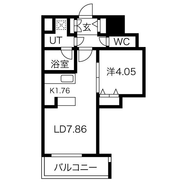 レガーロ美術館通の間取り