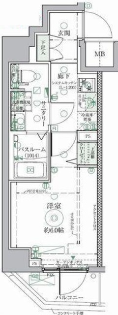 クレヴィスタ北綾瀬の間取り