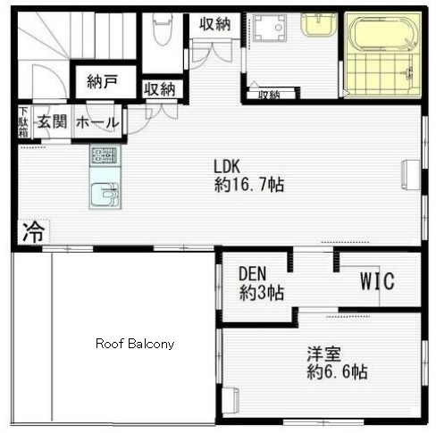 板橋区板橋のマンションの間取り