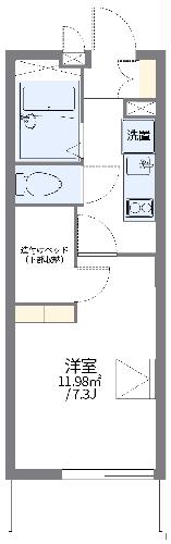 レオパレスアナトリアの間取り