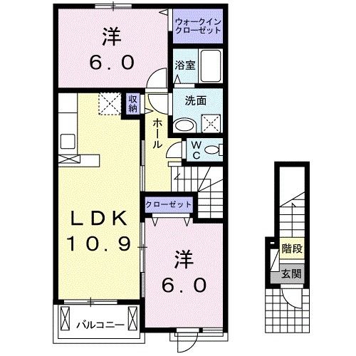 エル　カターサＢの間取り