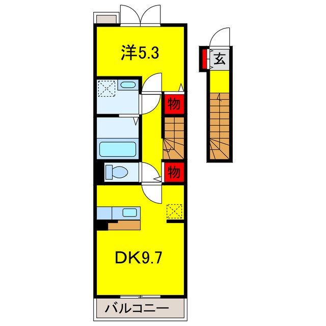 ミレーワ五井の間取り