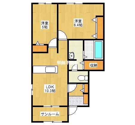 アトレ織島　Iの間取り