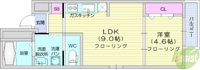 ロンド（lond）の間取り