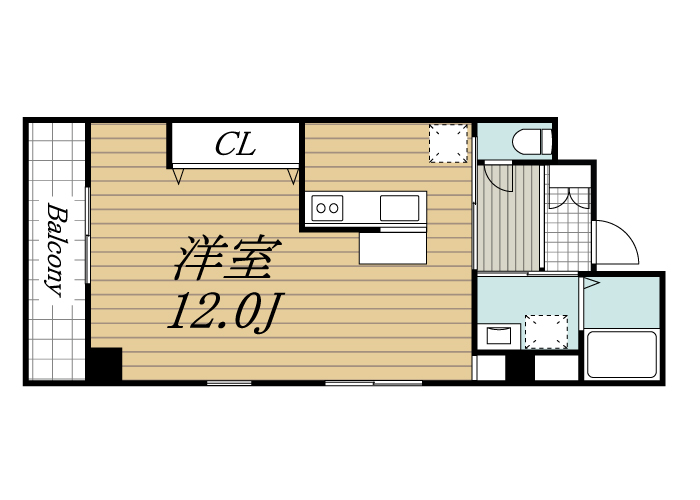 四街道市鹿渡のマンションの間取り