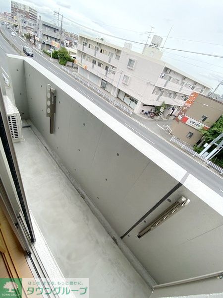 【草加市谷塚仲町のマンションの眺望】