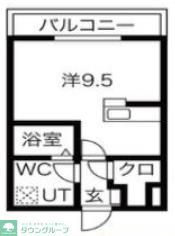 草加市谷塚仲町のマンションの間取り