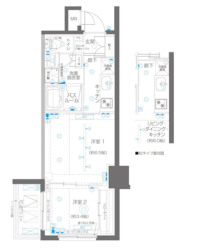 ZOOM高田馬場の間取り