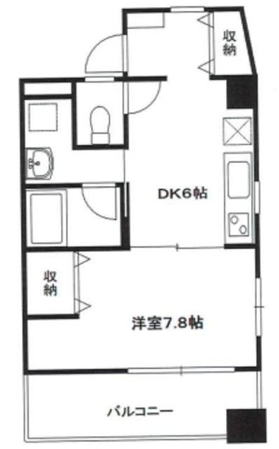 桜坂ハイツの間取り