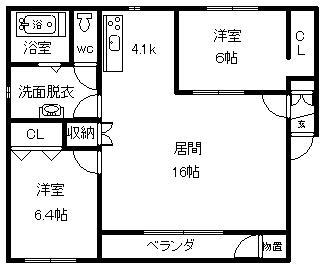 グランデ３０の間取り