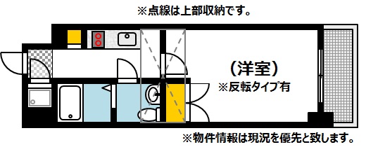 広島市東区若草町のマンションの間取り