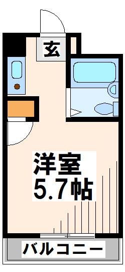 府中市宮西町のマンションの間取り