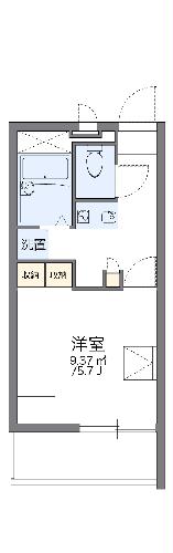 レオパレスグランコートの間取り