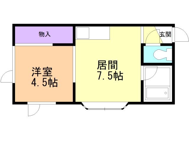 エルカーサ上野の間取り