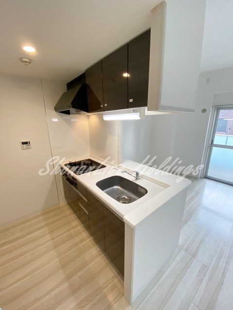 キッチン　ガス3口カウンターキッチン♪