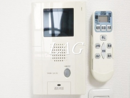 セキュリティ　モニター付きインターホンです。