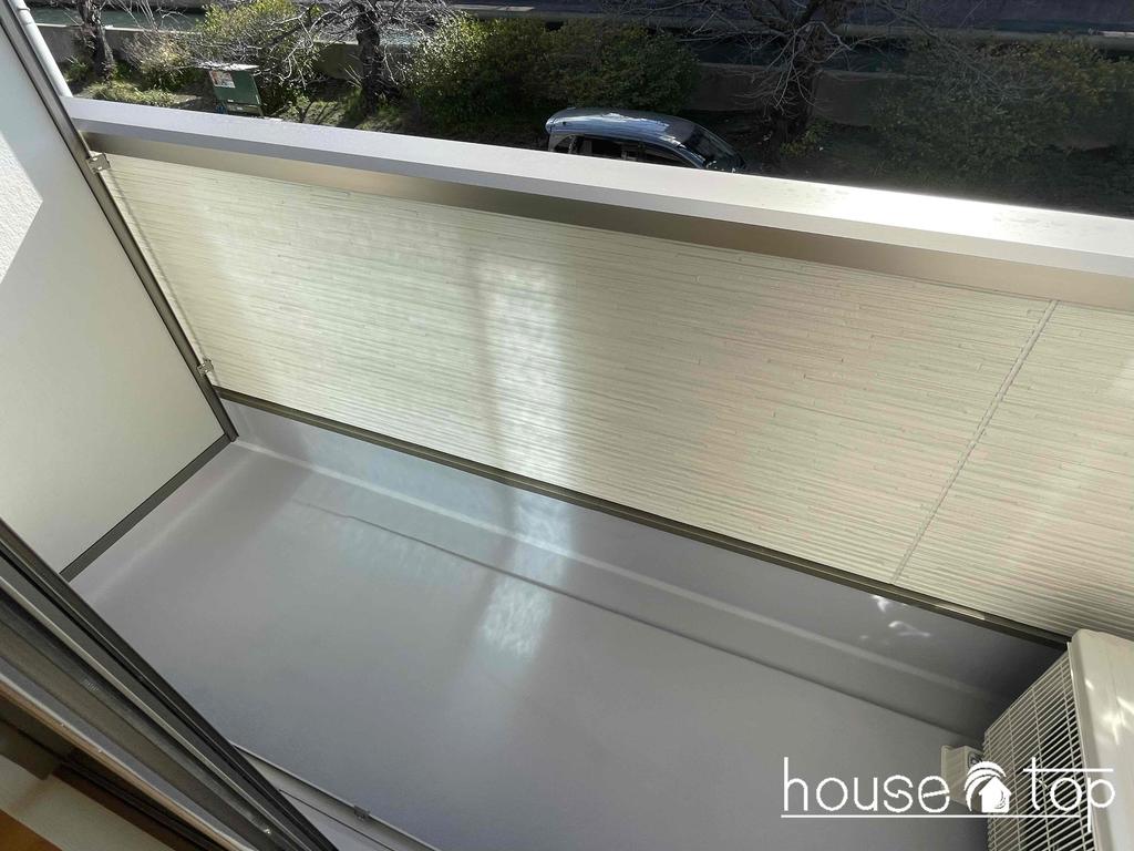 バルコニー　実際のお部屋の写真