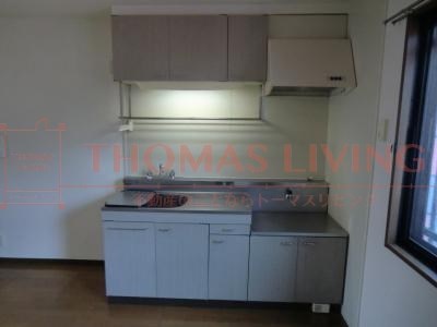 キッチン　ガスコンロ設置可能です。