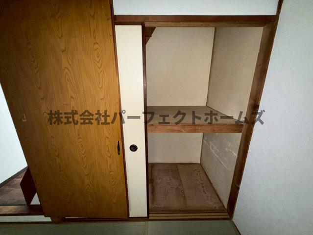 収納　大きなスペースがあり、収納には困りません