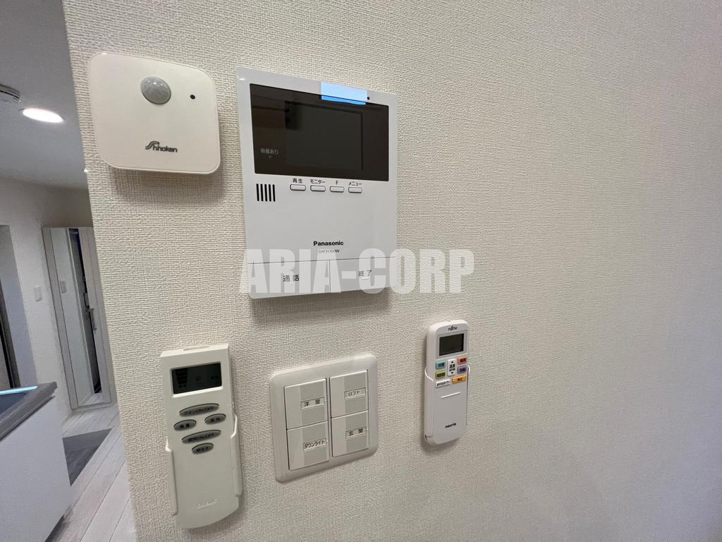 セキュリティ　TVモニターホンで外出時の訪問者も確認できます！