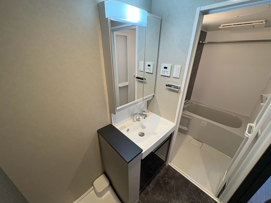 洗面設備　※他部屋の写真となります。