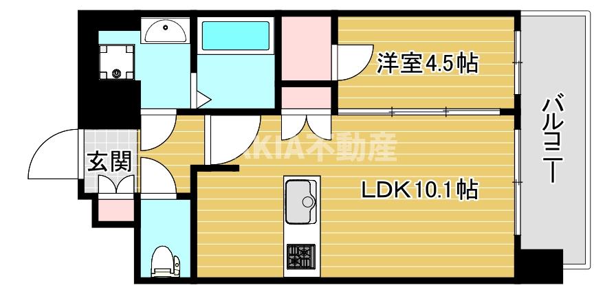 クリスタルグランツ都島本通の間取り写真