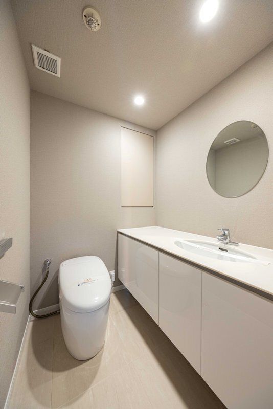 リバーポイントタワーのトイレ写真