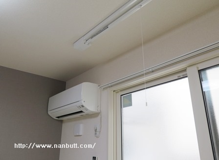 その他設備　エアコン・室内物干し