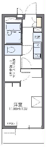 レオパレスさくらIIの間取り