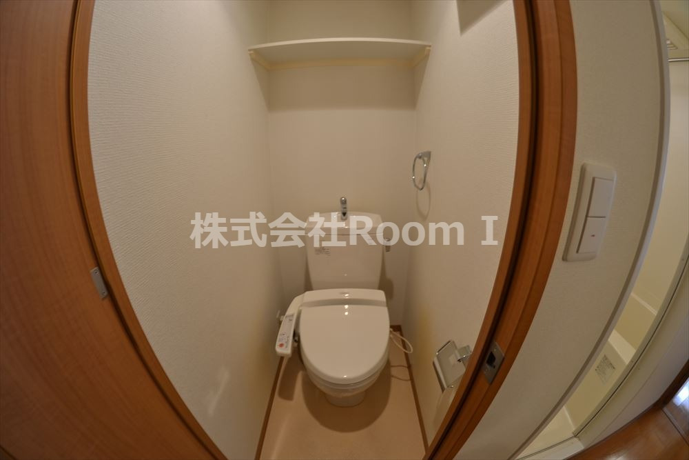 トイレ　ゆったりとした空間のトイレです