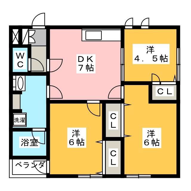 ＧＡＩＮ石神井台の間取り