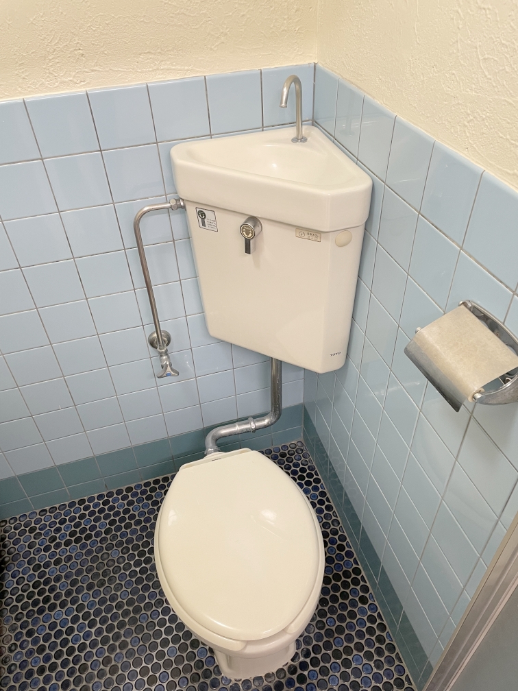 西武新宿線 鷺ノ宮駅 徒歩6分 2階建 築41年のトイレ写真