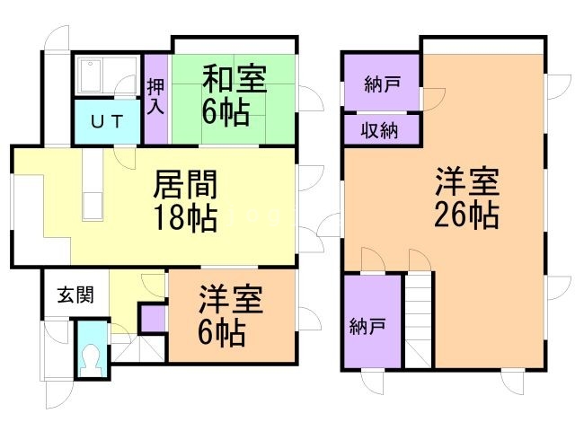 北４条西１９丁目戸建（１－１０）の間取り