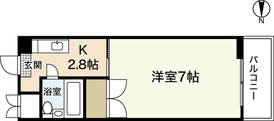 アピア大手町の間取り