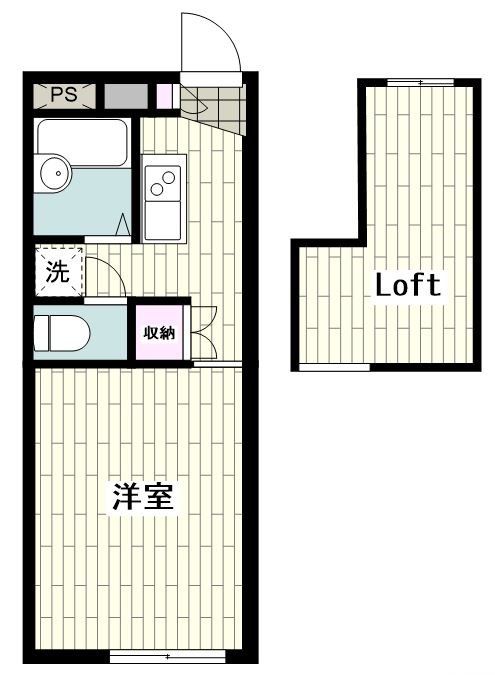 ＪＲ東海道本線 戸塚駅 バス乗車時間：16分 最寄りバス停で下車 徒歩3分 2階建 築28年の間取り写真