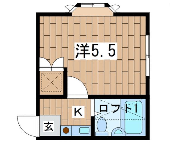 横須賀市大津町のアパートの間取り