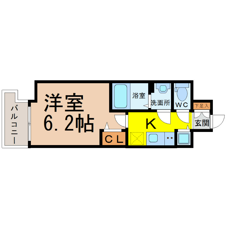 プレサンス丸の内城雅の間取り