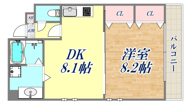 フォルム芦屋アヴァンセの間取り