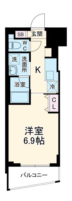 ＺＯＯＭ横浜桜木町の間取り