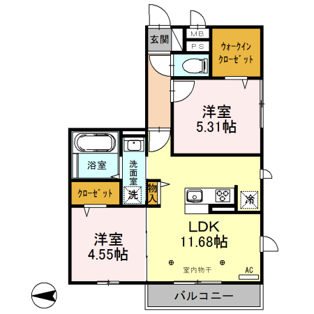 サンアネックスふじみ野IIの間取り