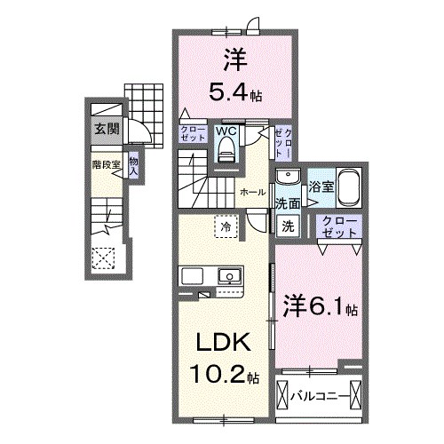 サニーフラットIの間取り