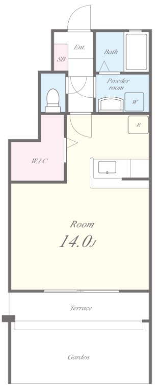 【姫路市別所町小林のアパートの間取り】