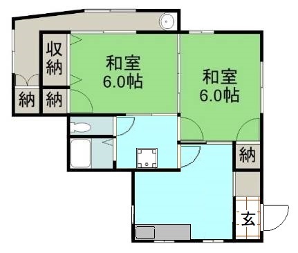 坂上アパートの間取り