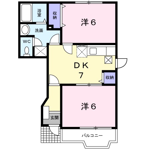 グレースフルＴ２－Ａの間取り