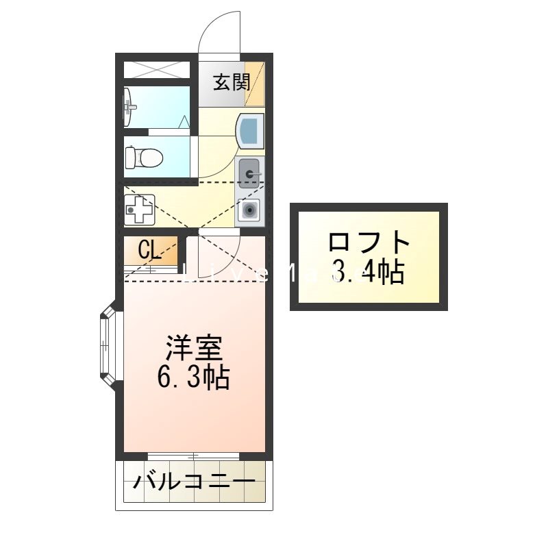 アミティエ山手の間取り