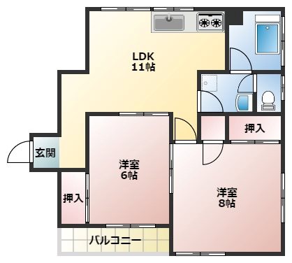 栗田ビルの間取り