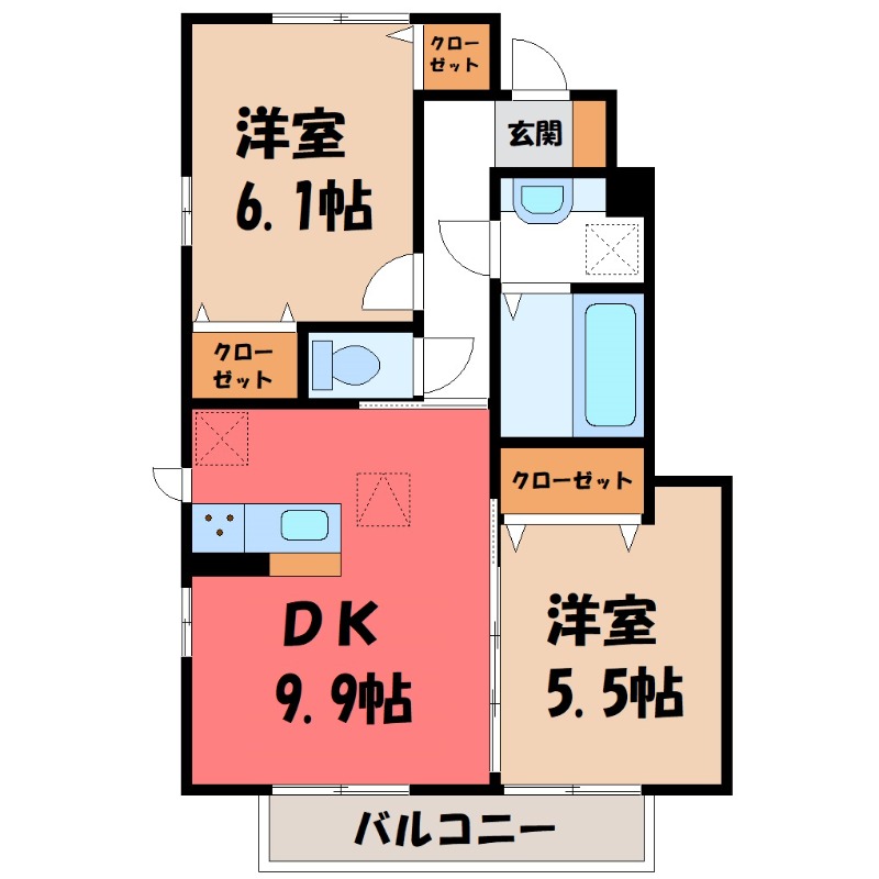 ハイグレードみずほ野 IIIの間取り