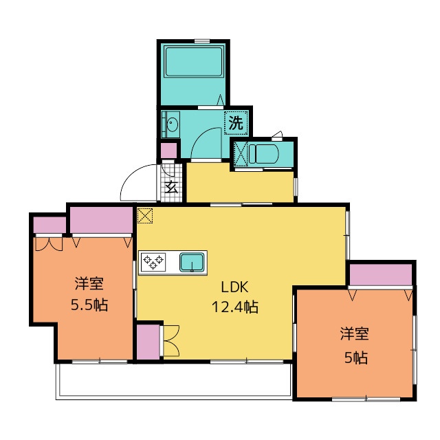 ルクール東池袋の間取り