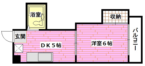 安芸郡海田町南大正町のマンションの間取り